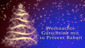 Gutscheine für Musik- oder Schauspielunterricht als Weihnachtsgeschenk